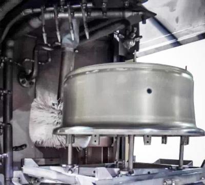 Cleaning Aircraft Wheels