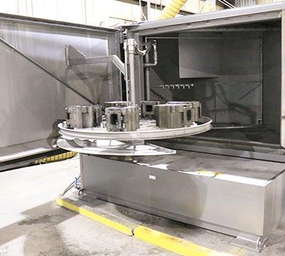 Turntable Cleaning System