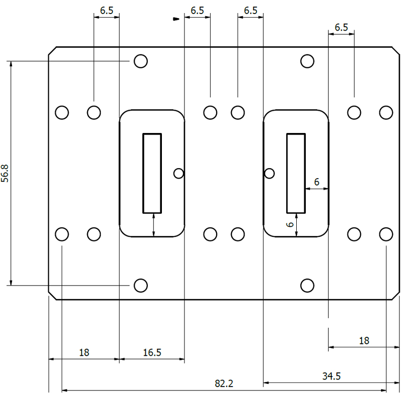 Vacuum Plate for single 2x3 slide or two 1x2inches slides