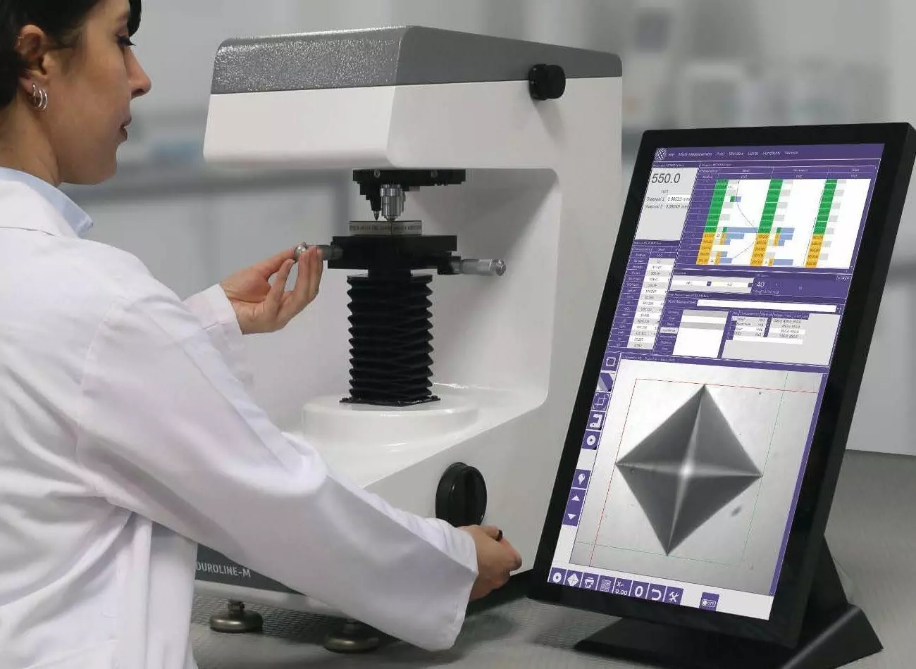 Vickers and Knoop Hardness Tester